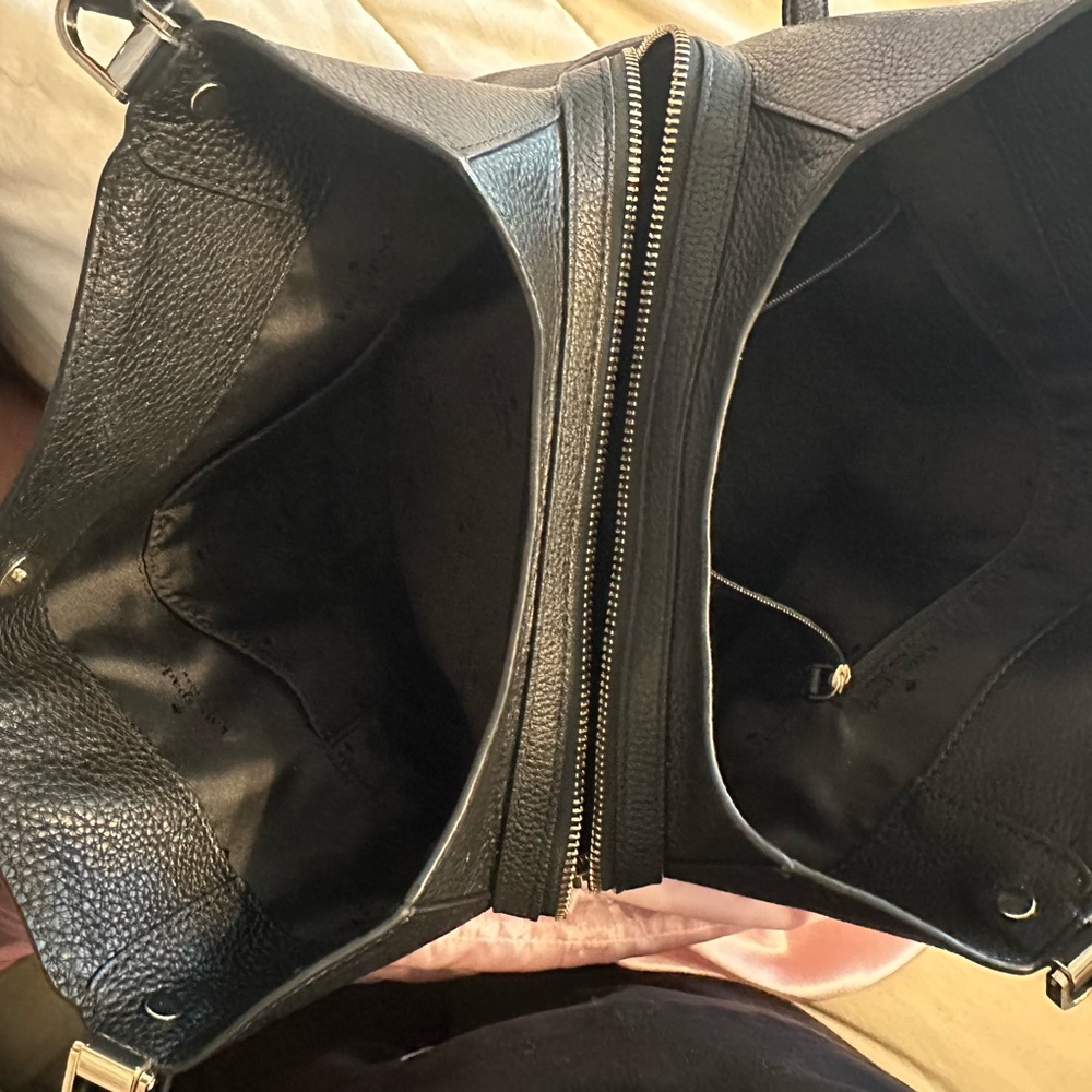 Kate Spade Black Crossbody Bag with Textured Leather